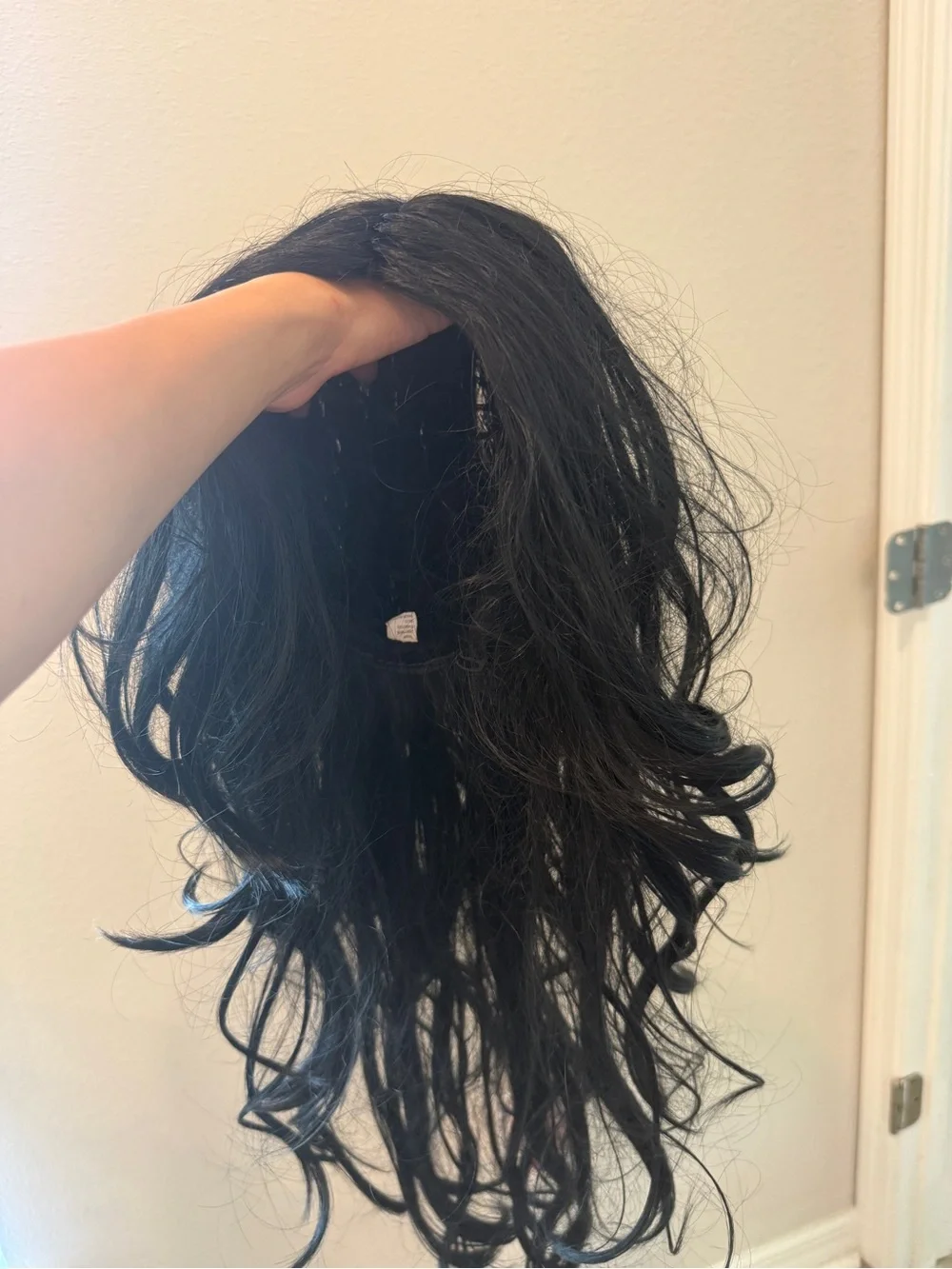 Black Wig Long Curly Wavy Costume Cosplay Halloween Daily Wear ~26